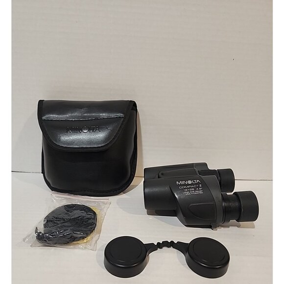 Minolta Other - MINOLTA Compact II Binoculars 12x25 4.6 degrees Long Eye Relief with Case